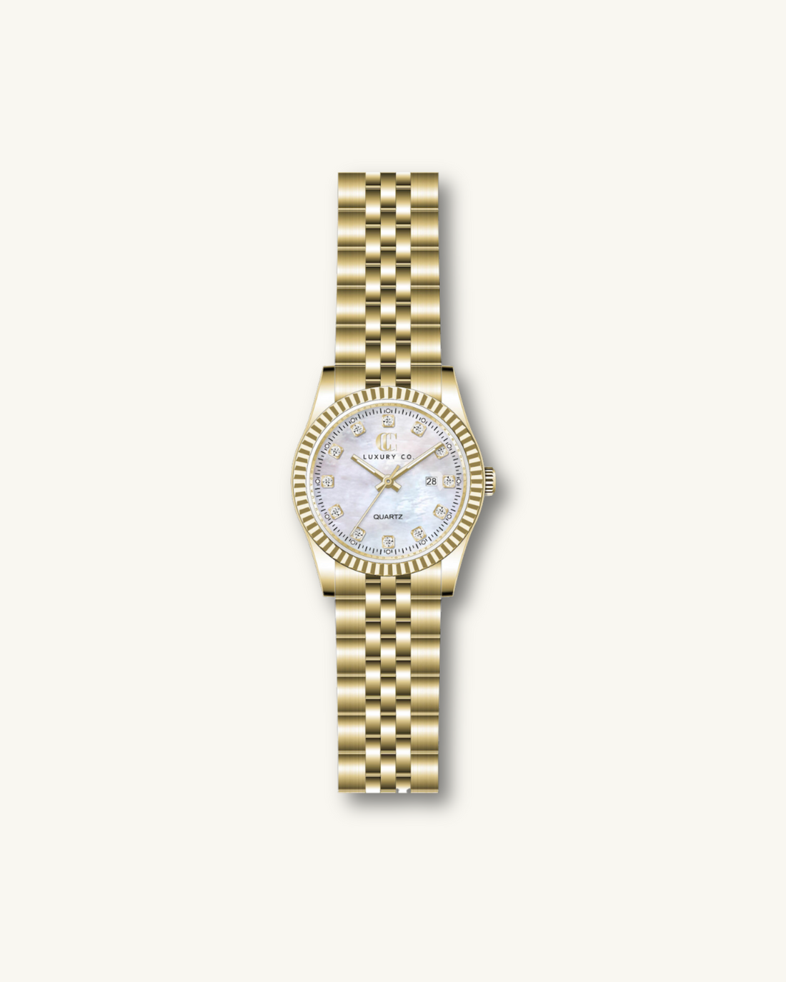 31MM CLASSIC WATCH - Gold &amp; Mother of Pearl
