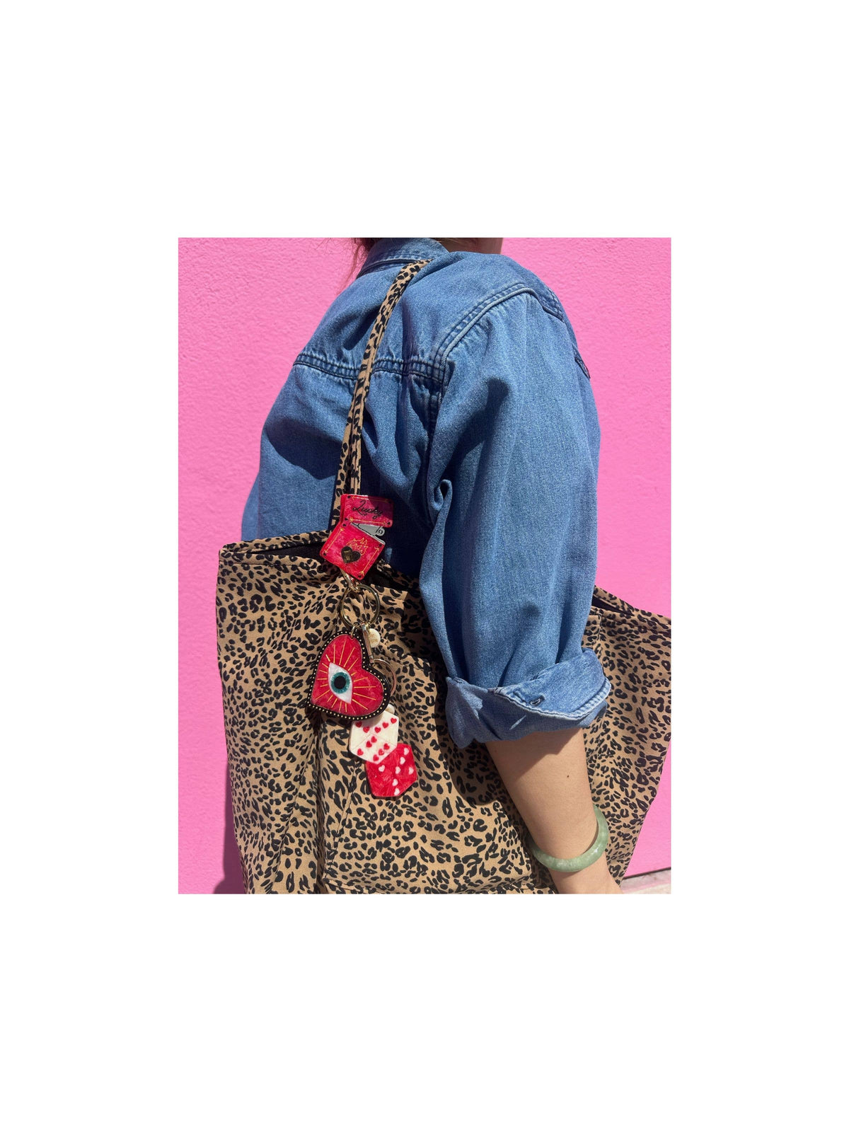 Bijou de sac porte-bonheur + porte-clés