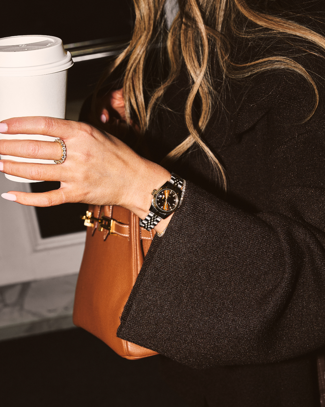 TWO-TONE &amp; BROWN - CC CLASSIC WATCH