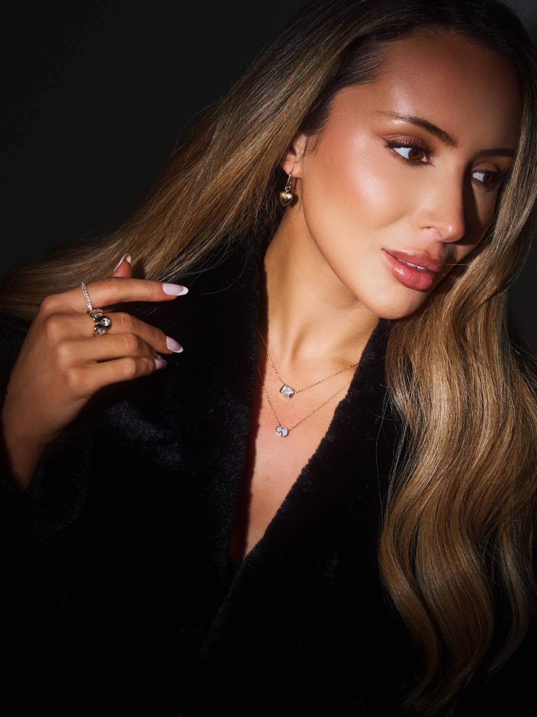 The Laurel - EMERALD BEZEL NECKLACE