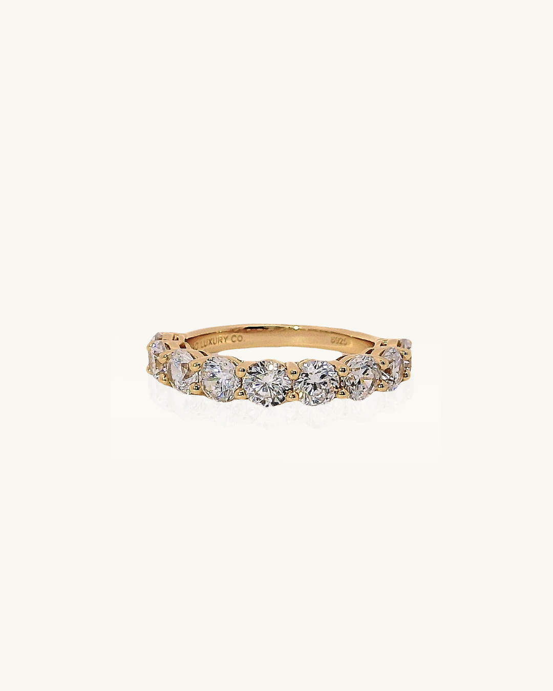 ELEANOR – ANNEAU LUXE DEMI-ÉTERNITÉ ROND