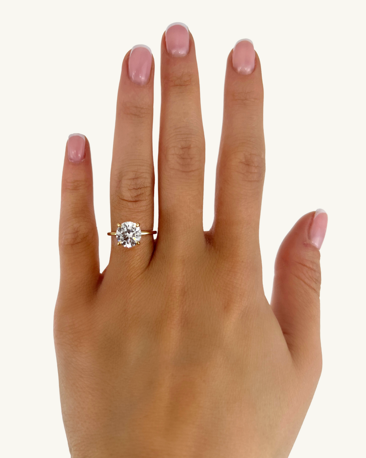 ROWAN - Bague LUXE ronde 2,5 carats