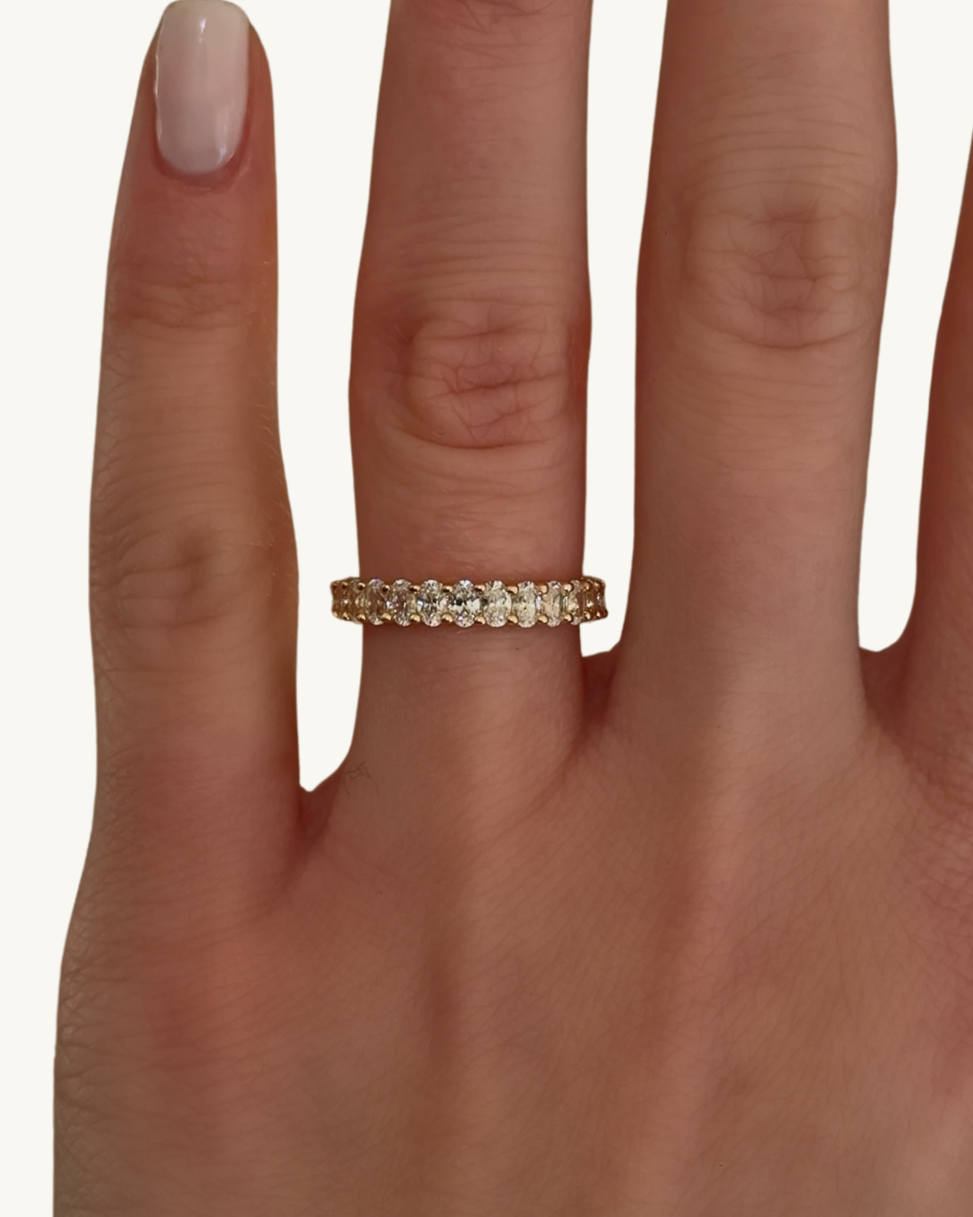LUCIA - MICRO OVAL ETERNITY LUXE BAND