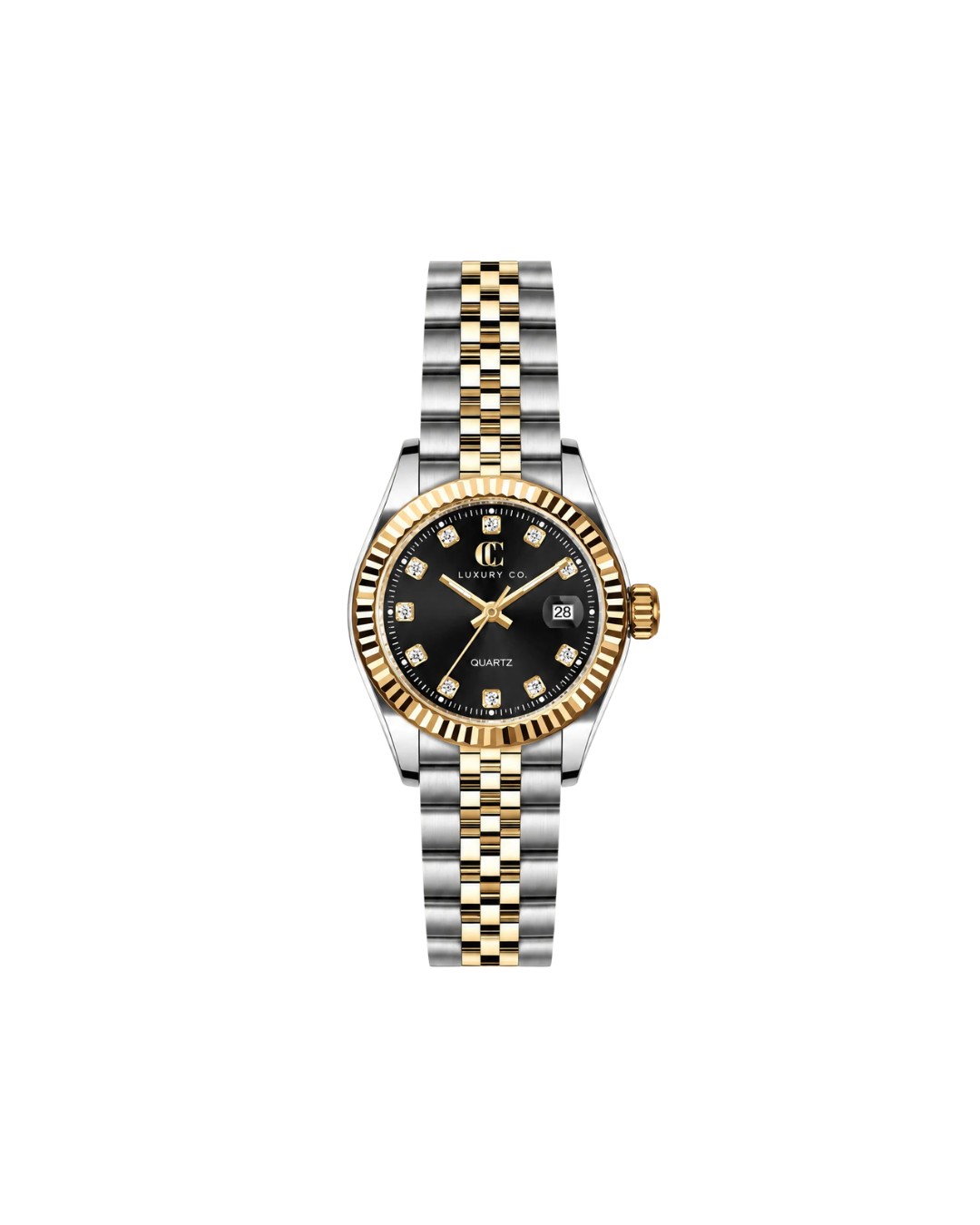 TWO-TONE &amp; BLACK - CC CLASSIC WATCH