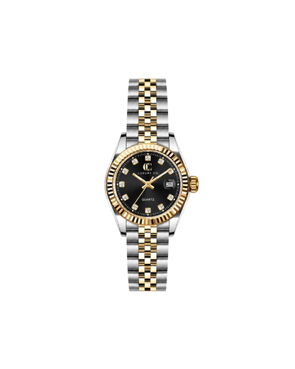 TWO-TONE &amp; BLACK - CC CLASSIC WATCH