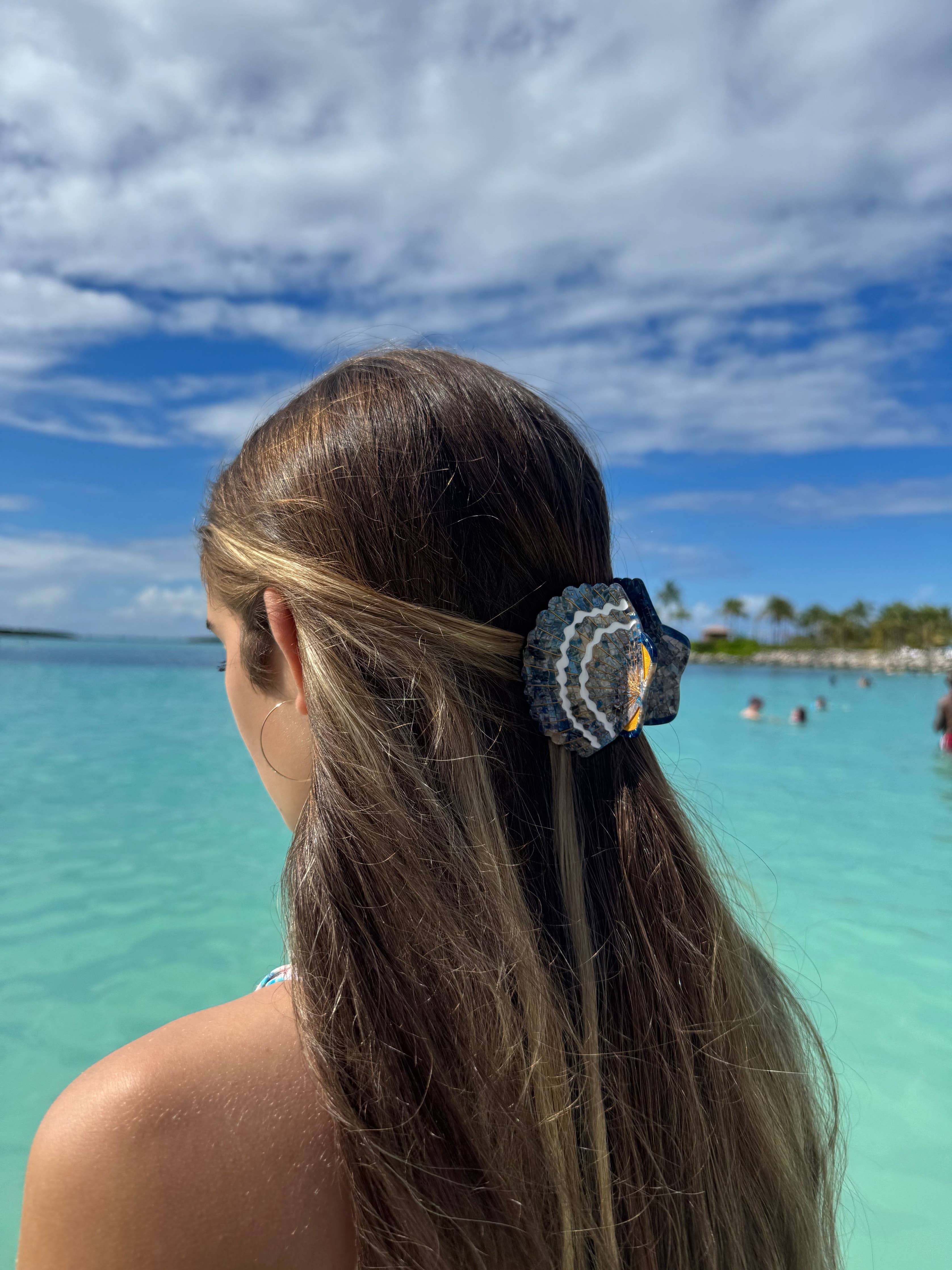 Seashell Claw Hair Clip