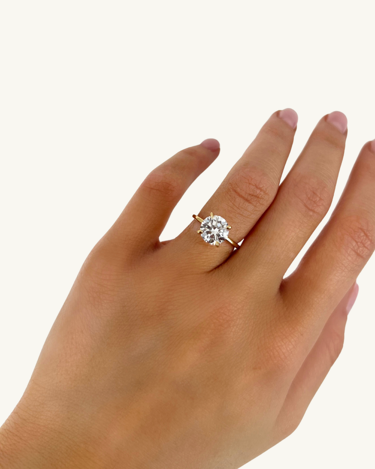 ROWAN - Bague LUXE ronde 2,5 carats