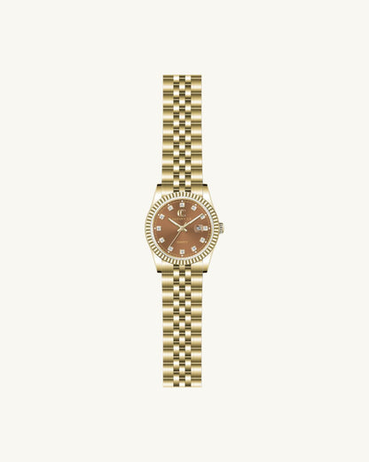31MM GOLD &amp; BROWN - CC CLASSIC WATCH