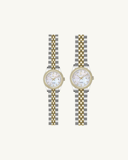 TWO-TONE &amp; MOTHER OF PEARL - CC CLASSIC WATCH