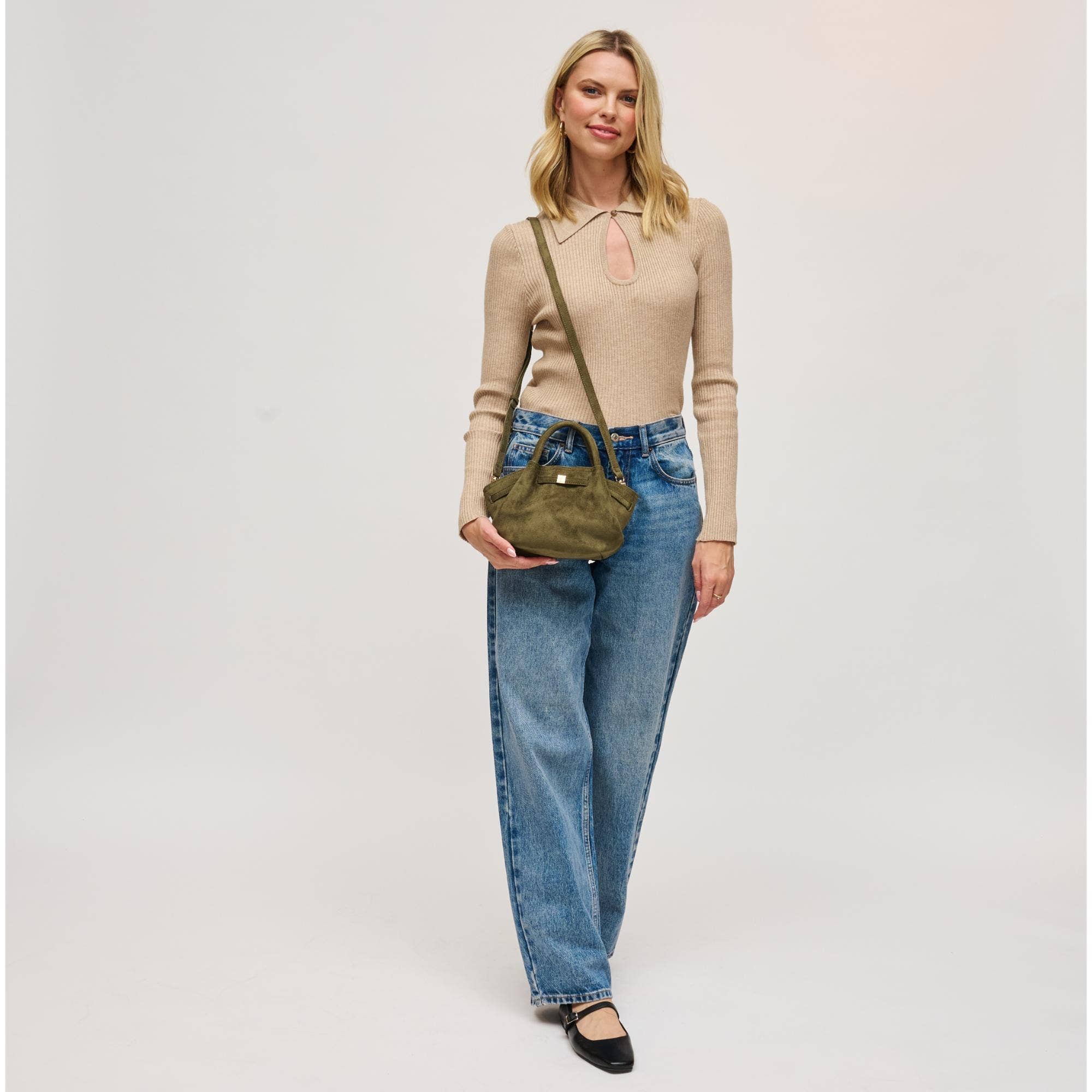 Selena - Faux Suede Crossbody