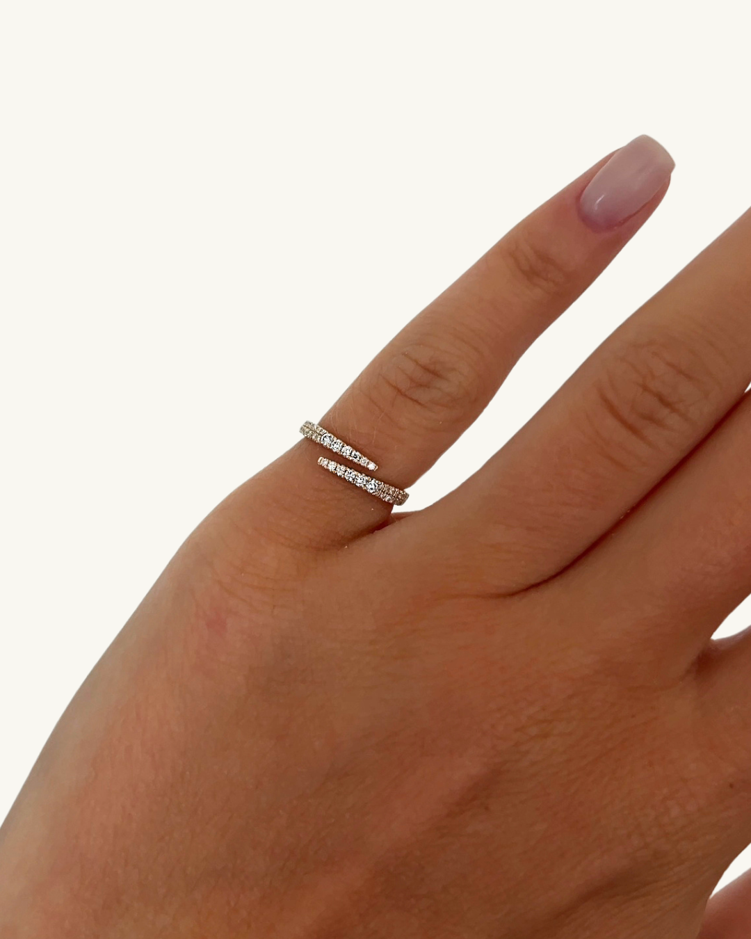 DIAMOND WRAP PINKY RING – SHOPCCLUXURY - Main Image
