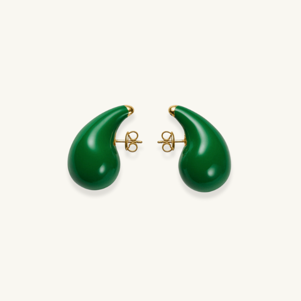 EMERALD LARGE REIGN EARRING