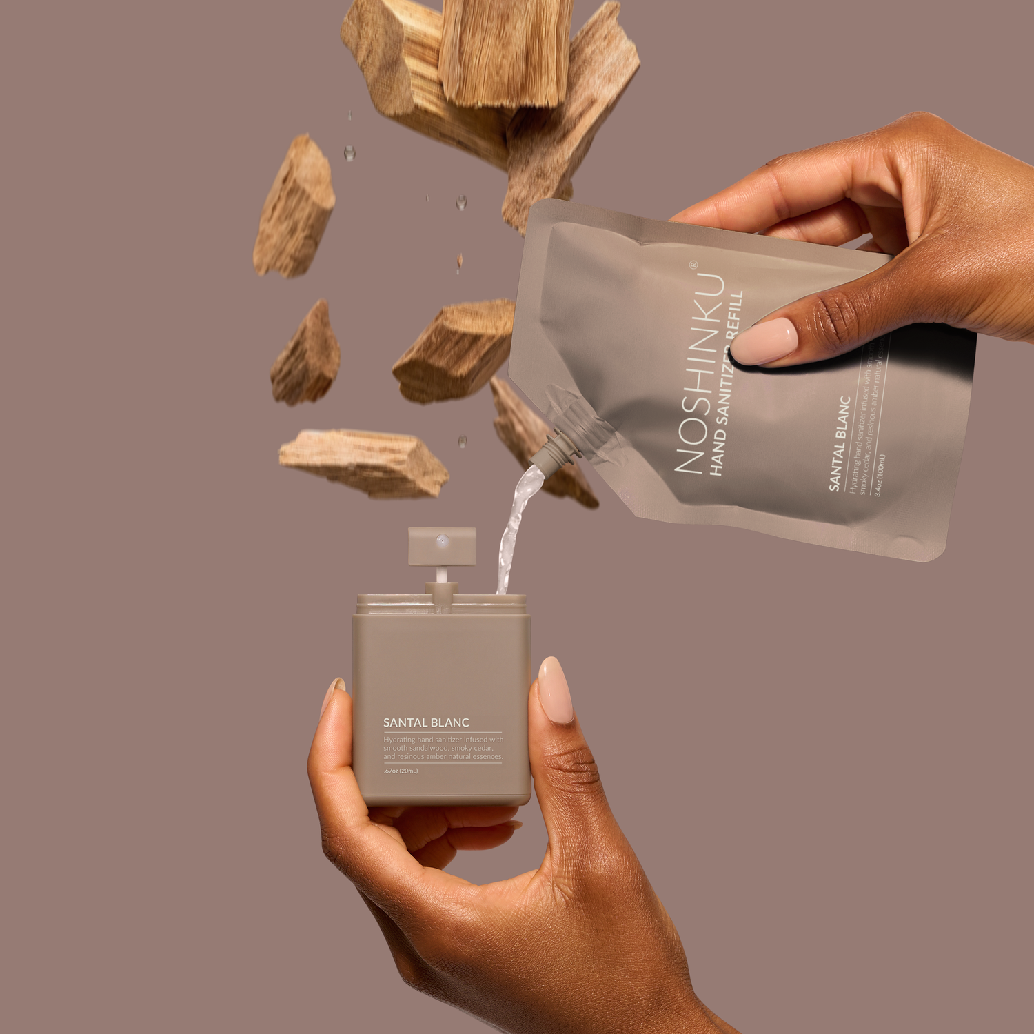 Hydrating Hand Sanitizer - Santal Blanc