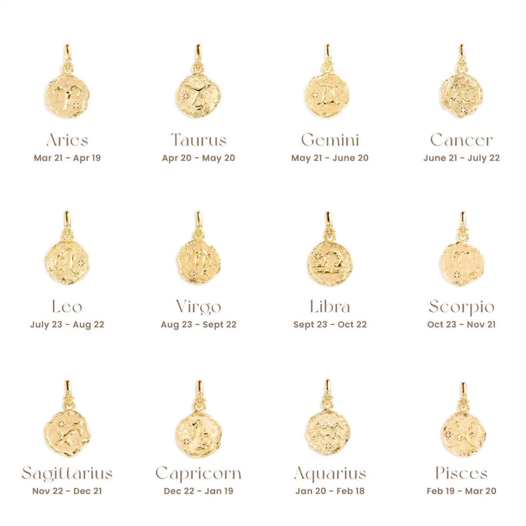 HOROSCOPE MEDALLION NECKLACE