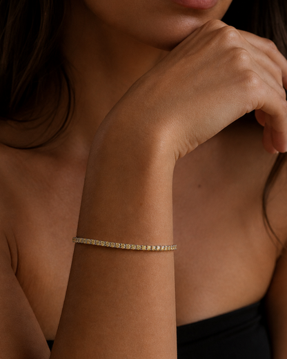 Canary Moissanite Tennis Bracelet