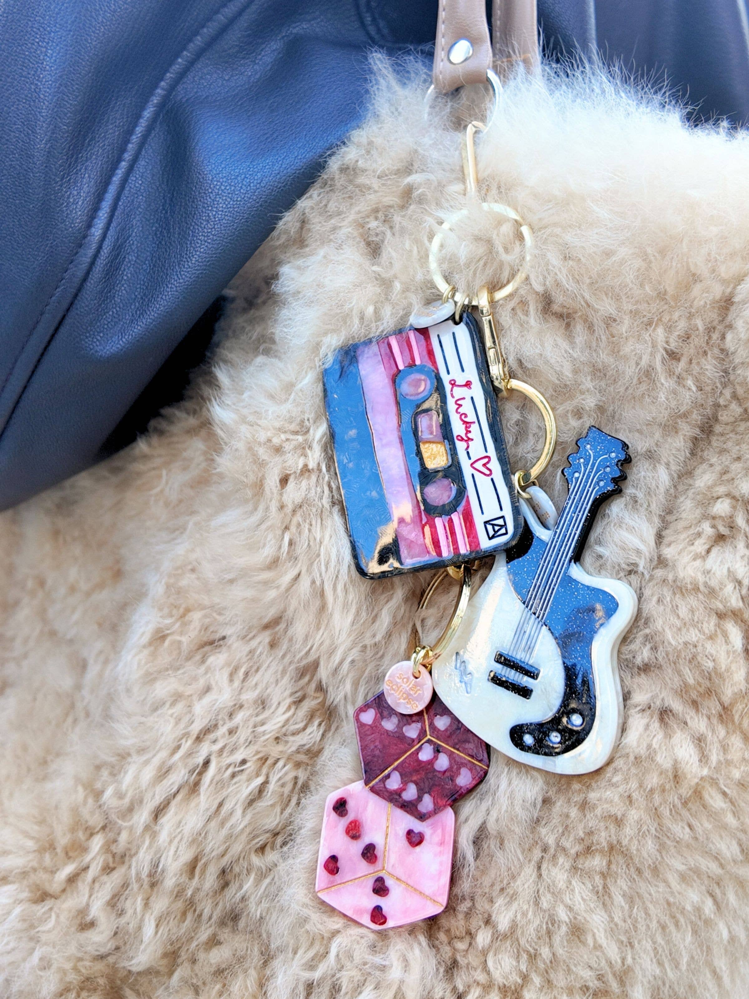 Lucky Dice Bag Charm + Keychain