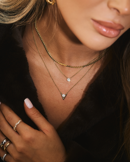 MOISSANITE SOLITAIRE NECKLACE