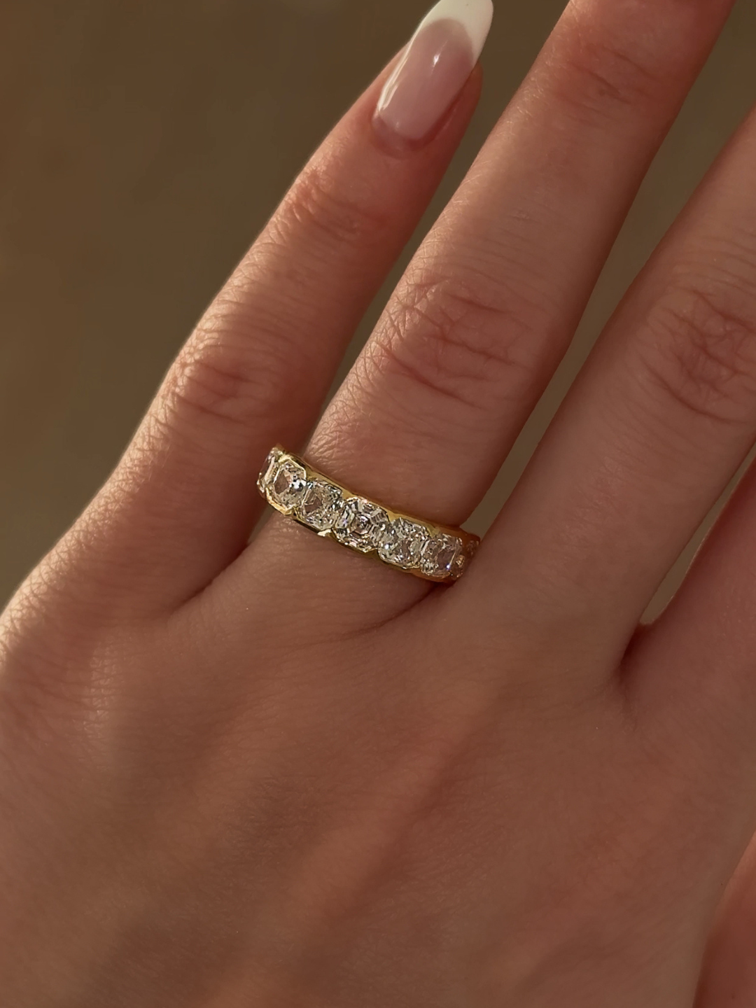 ASHER - ASSCHER BEZEL LUXE RING
