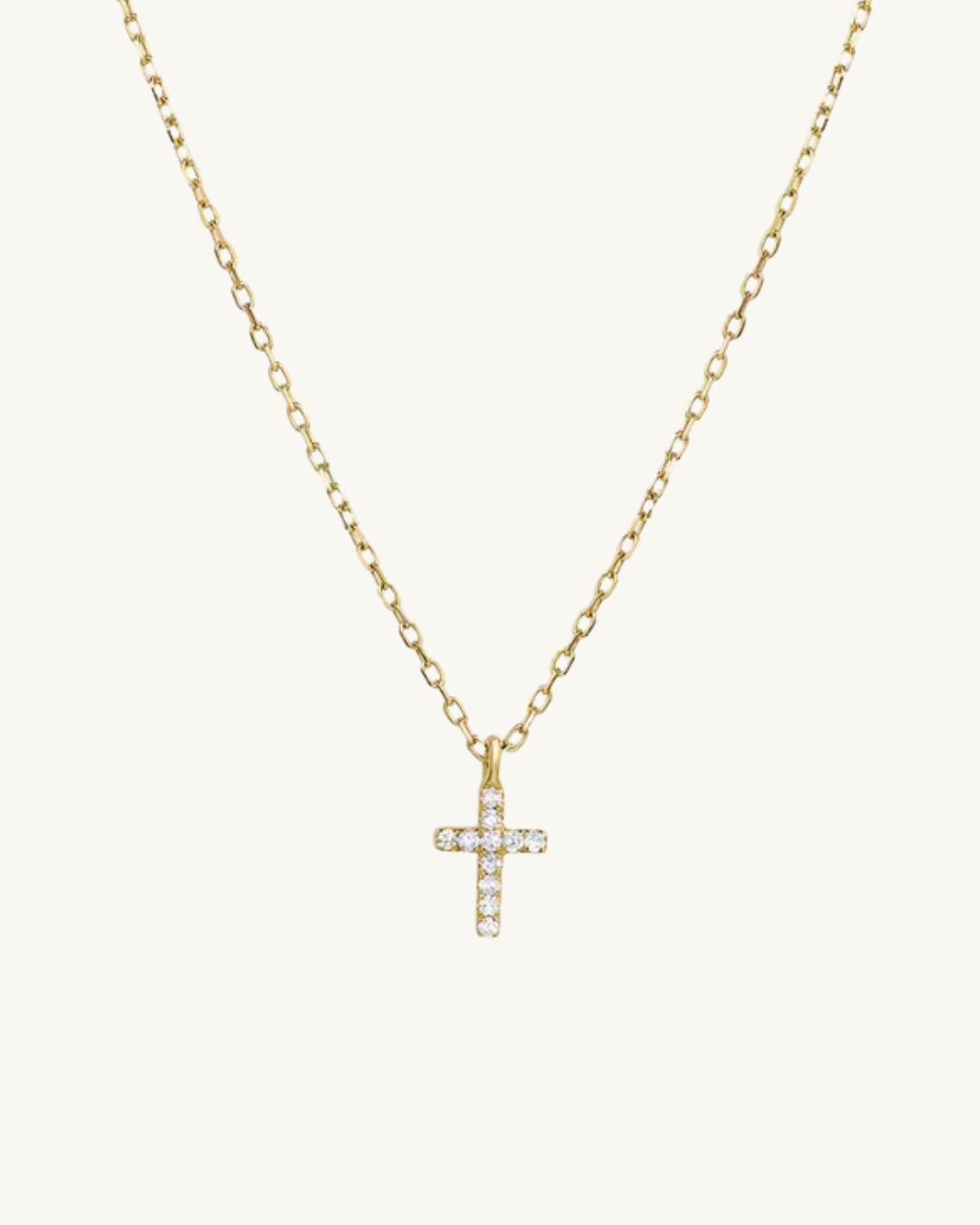 MICRO CROSS NECKLACE