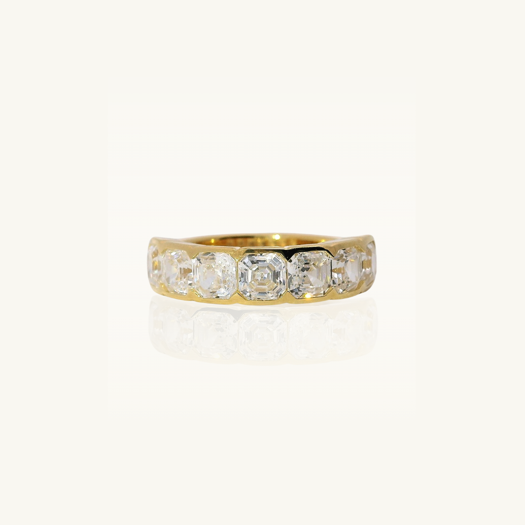 ASHER - ASSCHER BEZEL LUXE RING