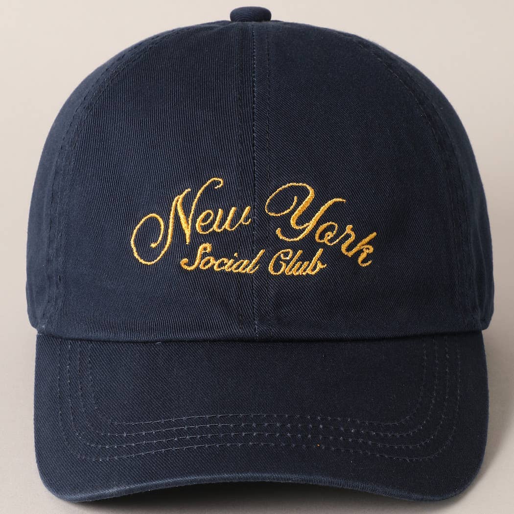 NY Social Club Baseball Hat