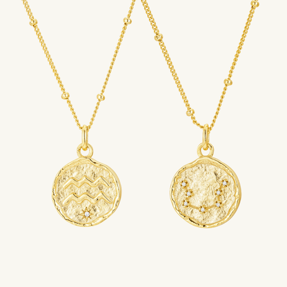 HOROSCOPE MEDALLION NECKLACE