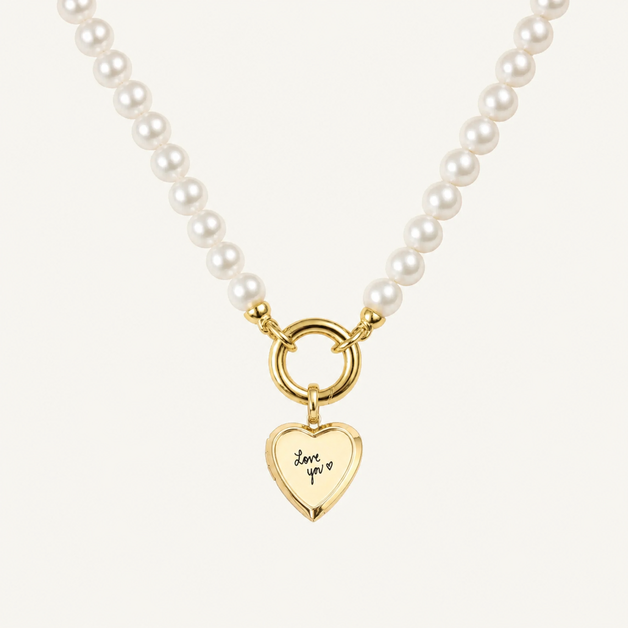 ARIEL HEART CHARM NECKLACE