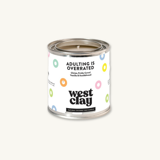 ADULTING IS OVERRATED CANDLE