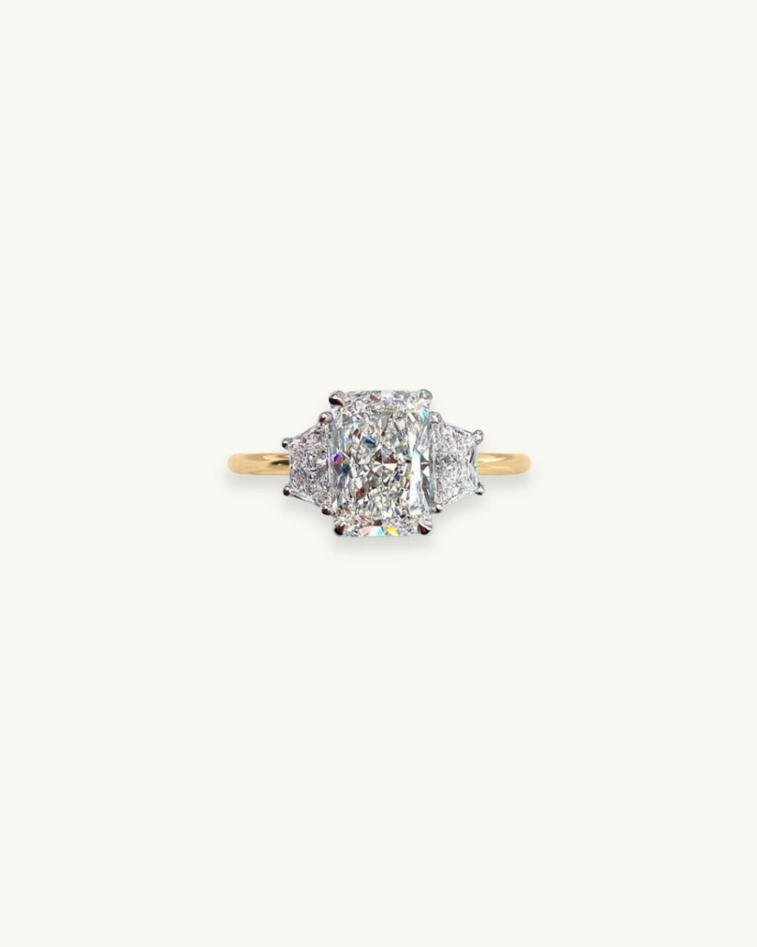 RADIANT 3 STONE LUXE RING