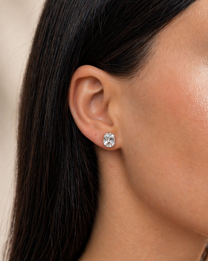 KATE - ELONGATED CUSHION LUXE STUD