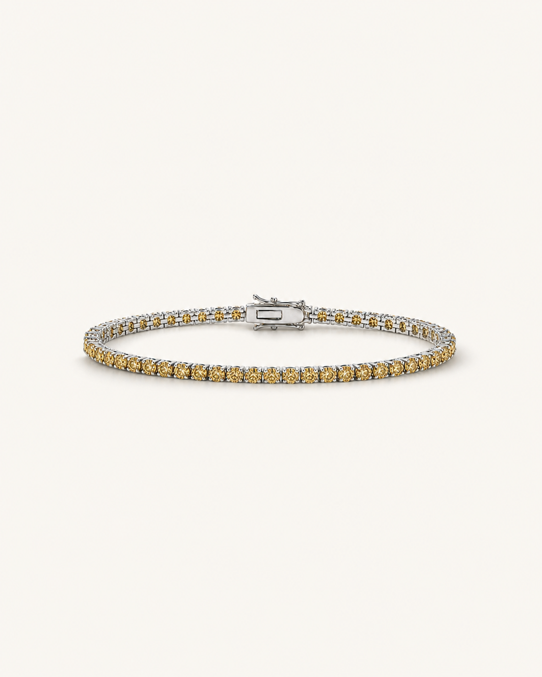Canary Moissanite Tennis Bracelet