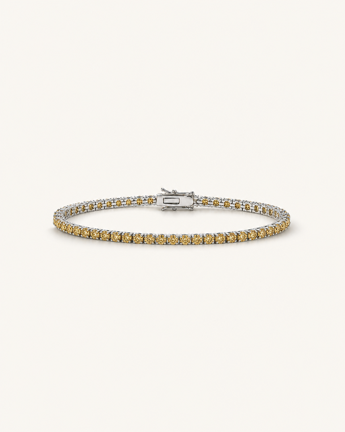 Canary Moissanite Tennis Bracelet