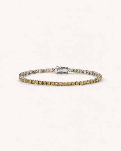 Canary Moissanite Tennis Bracelet