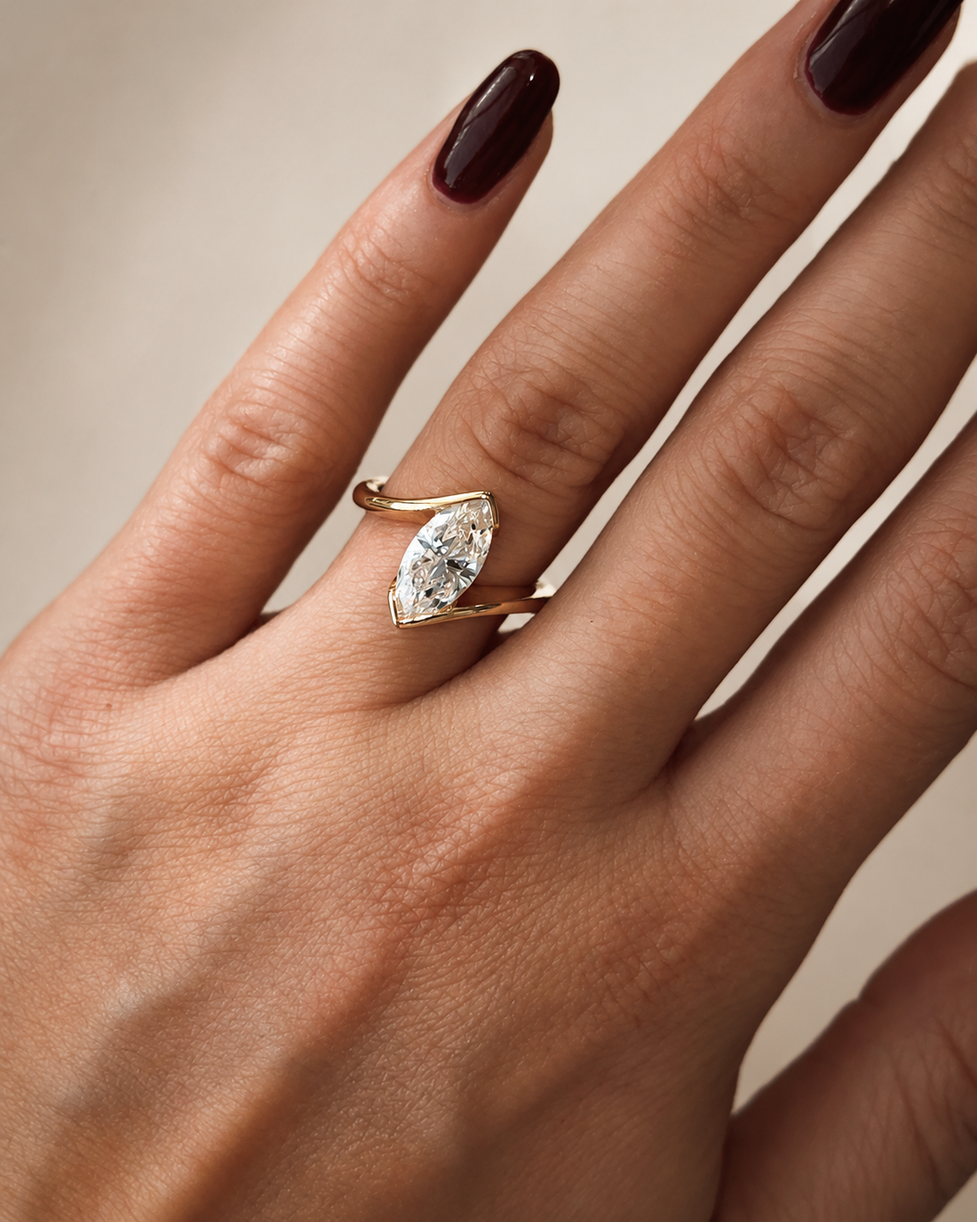 MAREN - MARQUISE WRAP LUXE RING