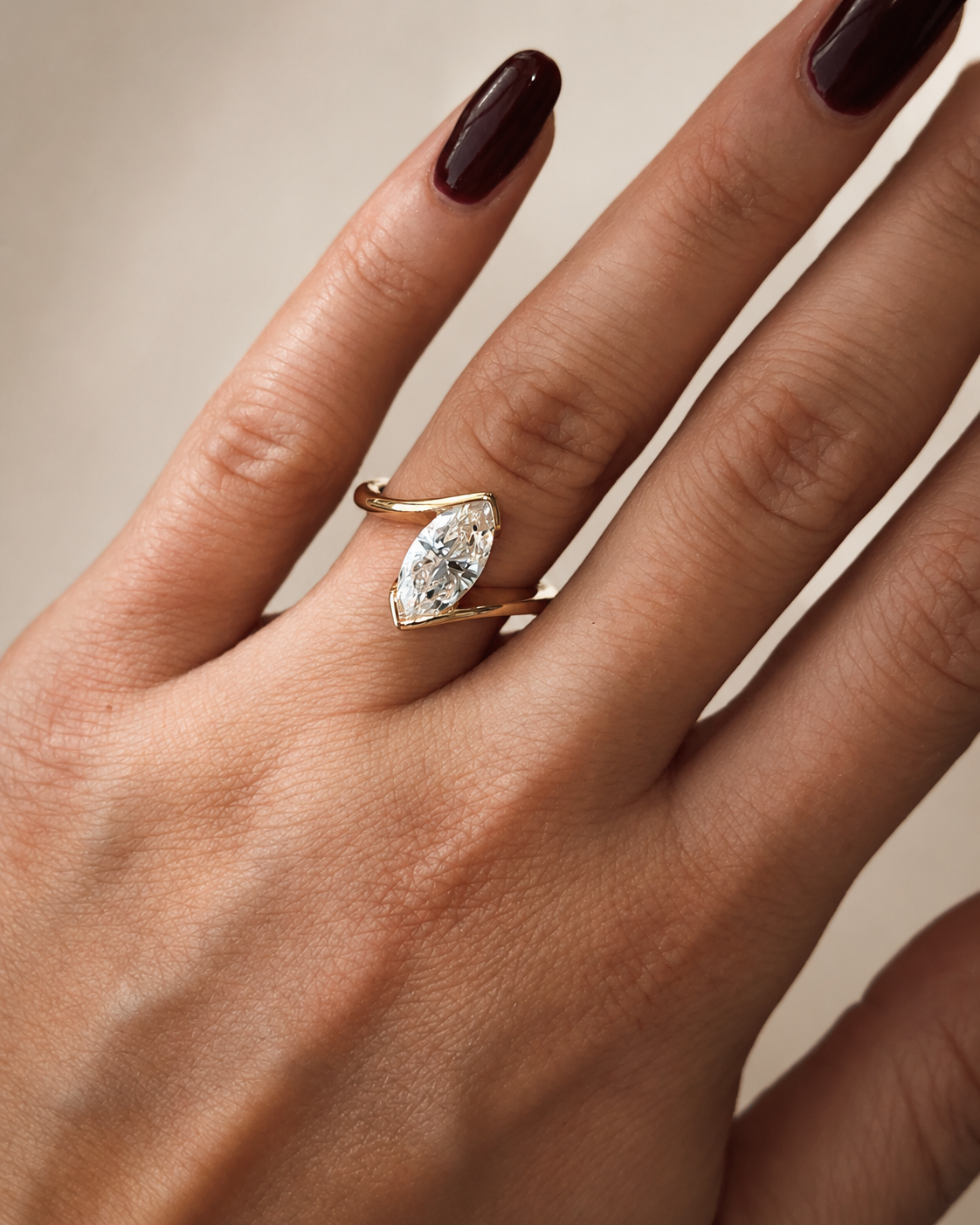 MAREN - MARQUISE WRAP LUXE RING