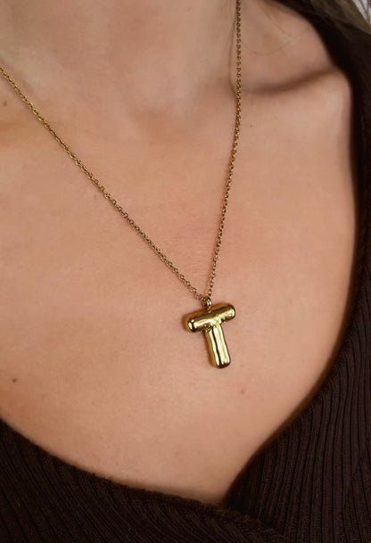 BALLOON INITIAL NECKLACE