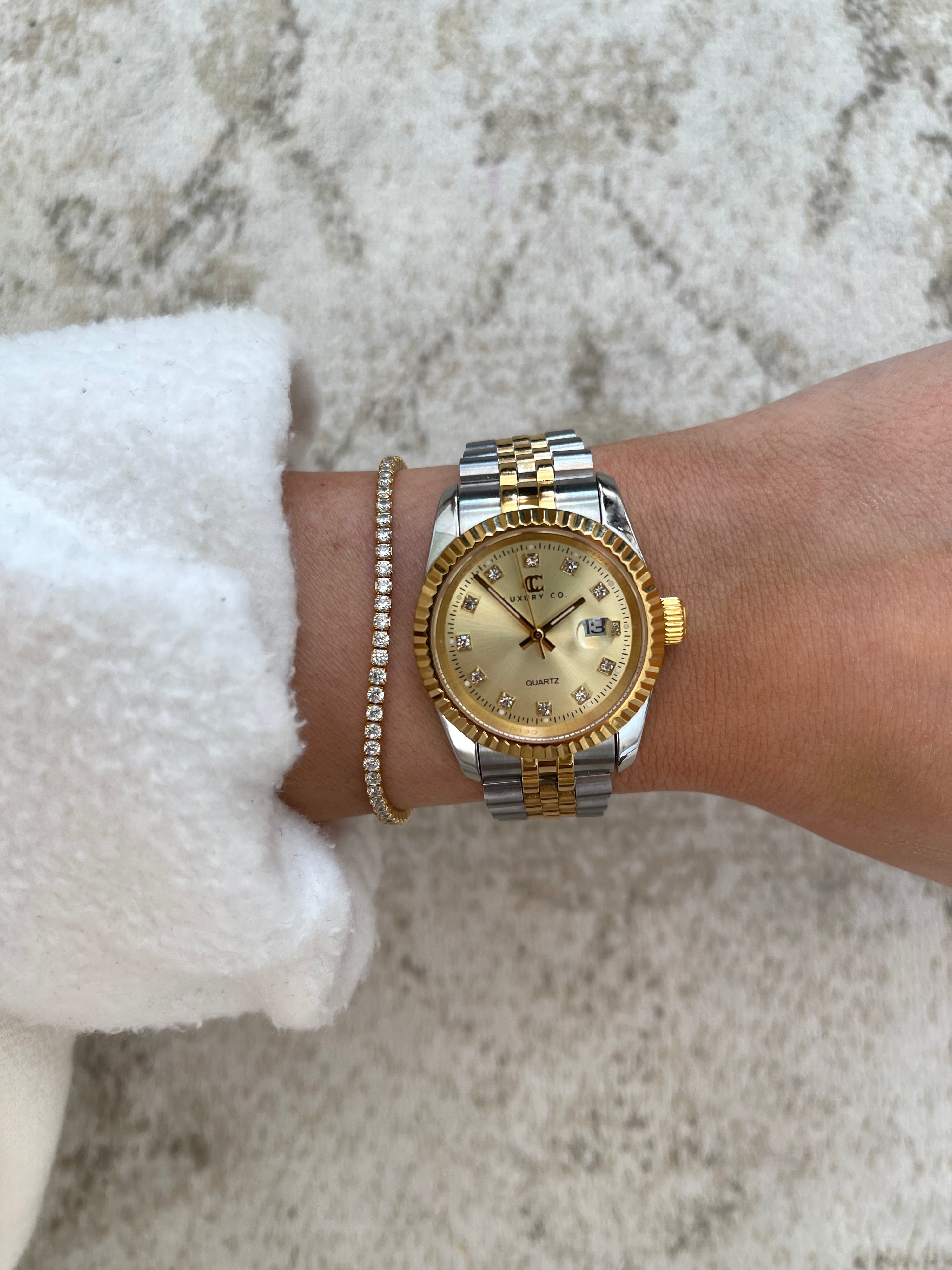 TWO TONE &amp; GOLD - CC Classic Watch