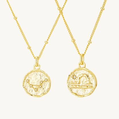 HOROSCOPE MEDALLION NECKLACE