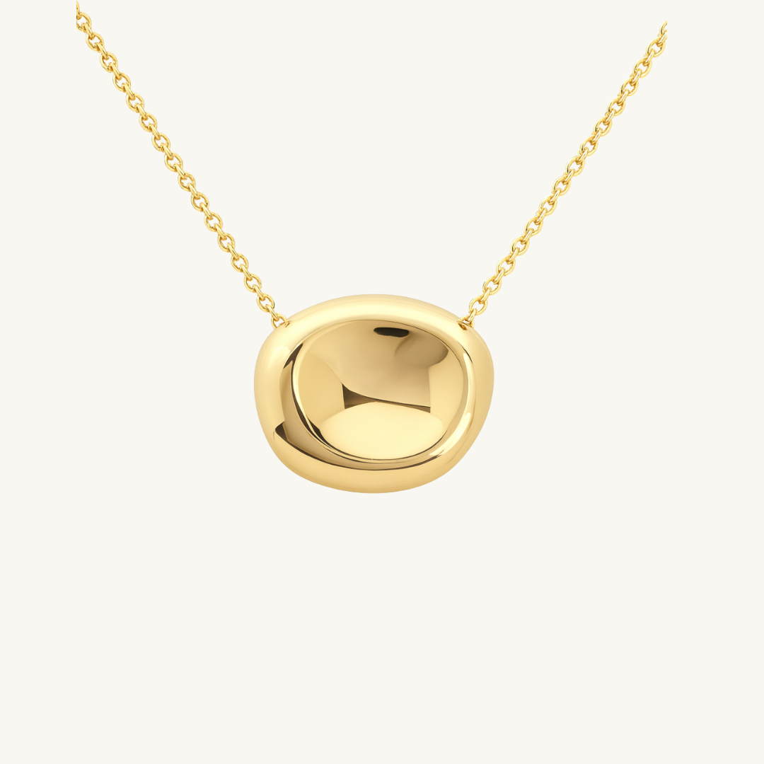 MODERN OVAL NECKLACE