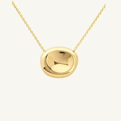 MODERN OVAL NECKLACE
