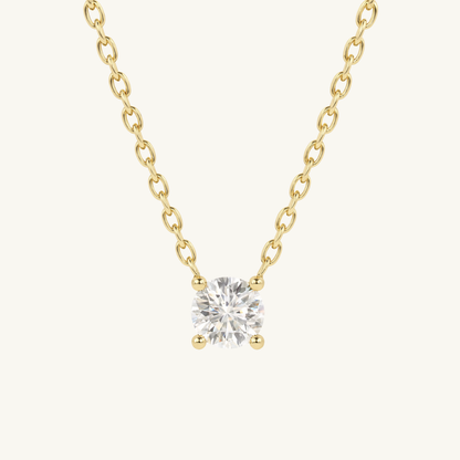 MOISSANITE SOLITAIRE NECKLACE
