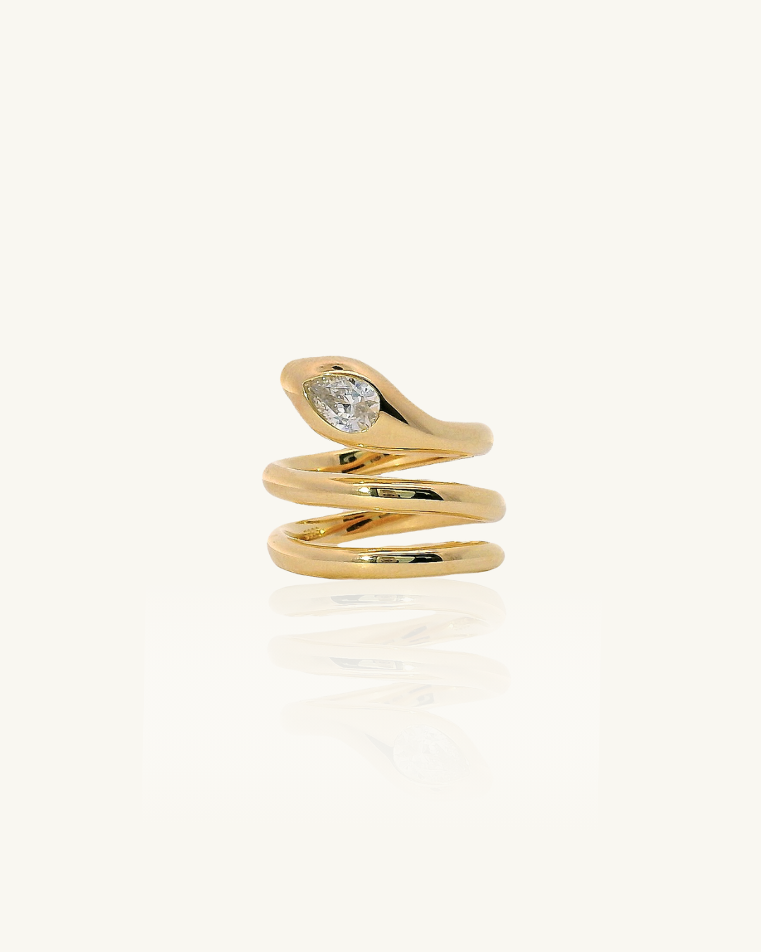 MELINA - BAGUE LUXE SERPENT