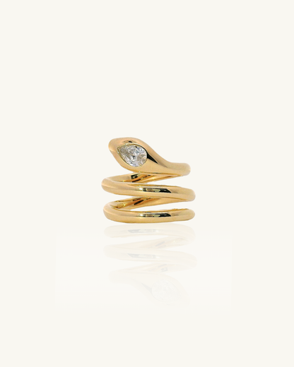 SNAKE LUXE PINKY RING