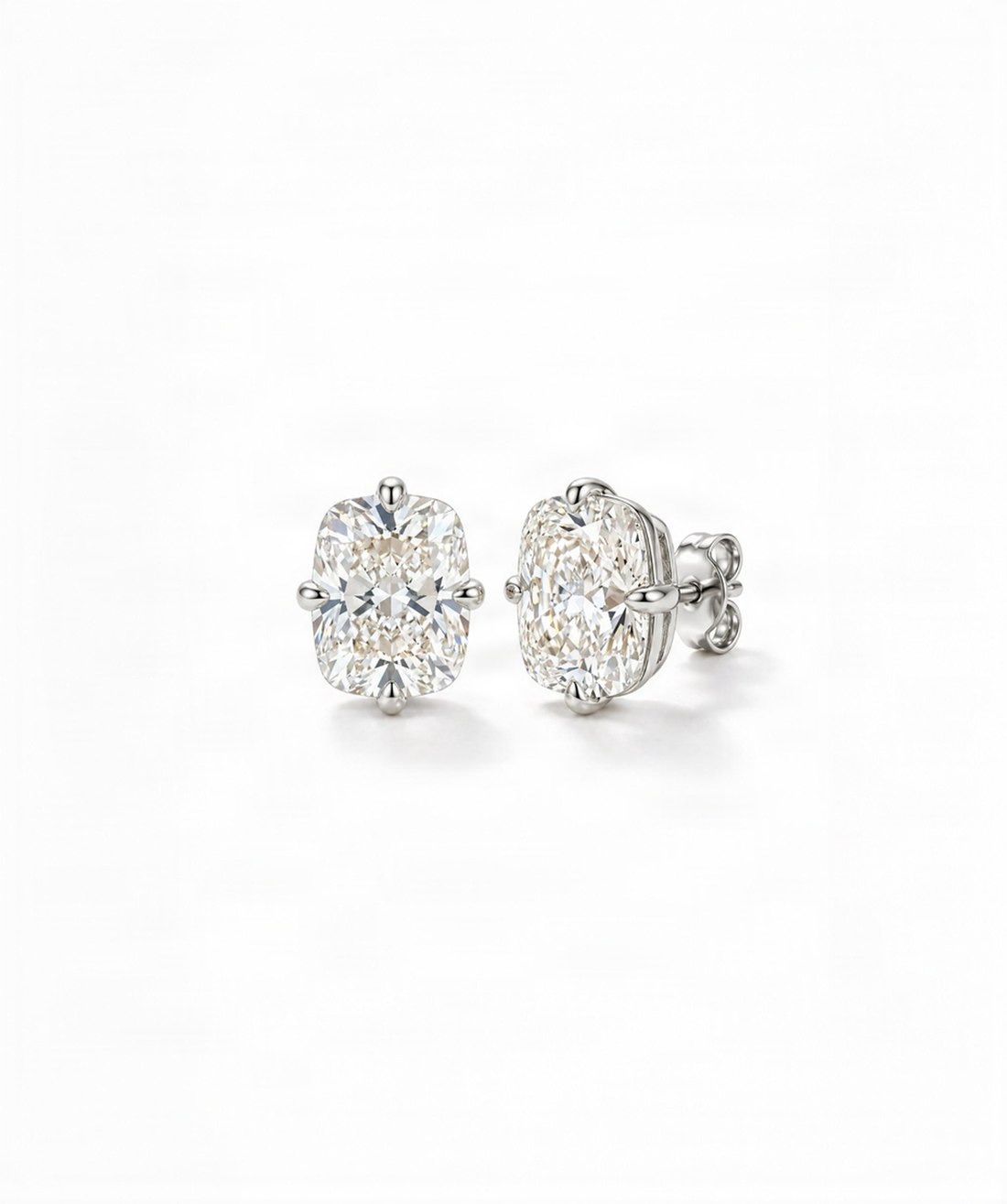 KATE - ELONGATED CUSHION LUXE STUDS
