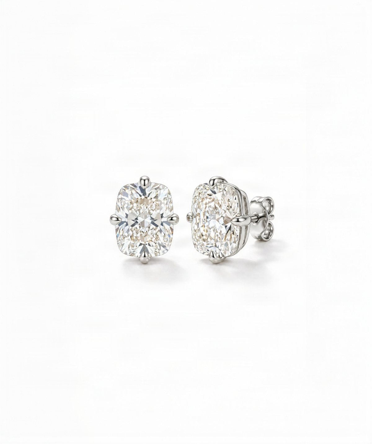 KATE - ELONGATED CUSHION LUXE STUDS