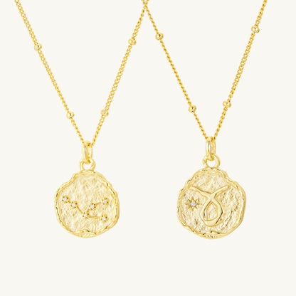 HOROSCOPE MEDALLION NECKLACE
