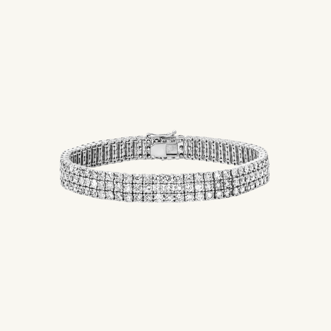 ISOLDE - BRACELET DE TENNIS TRIPLE LUXE