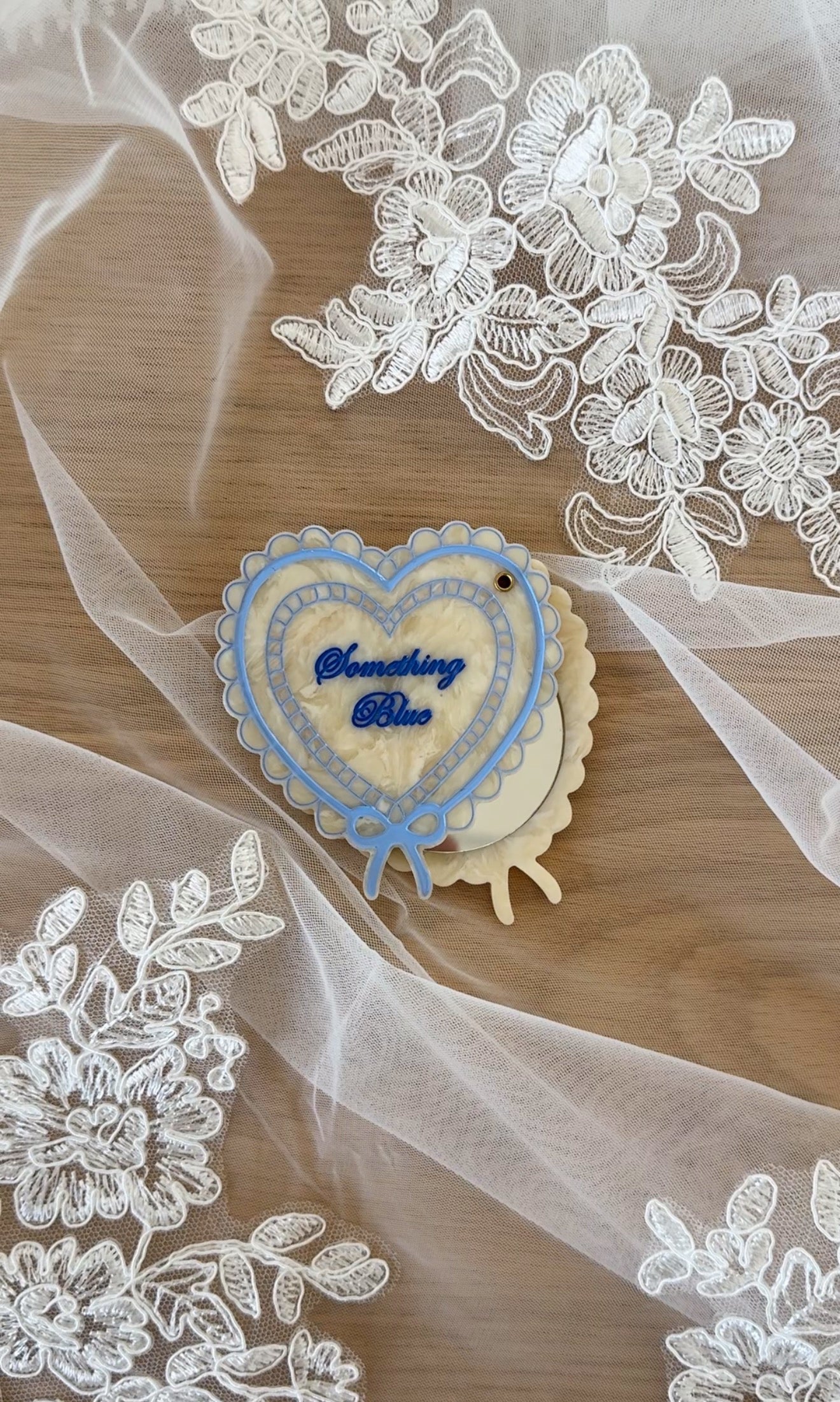 Something Blue Compact Mirror