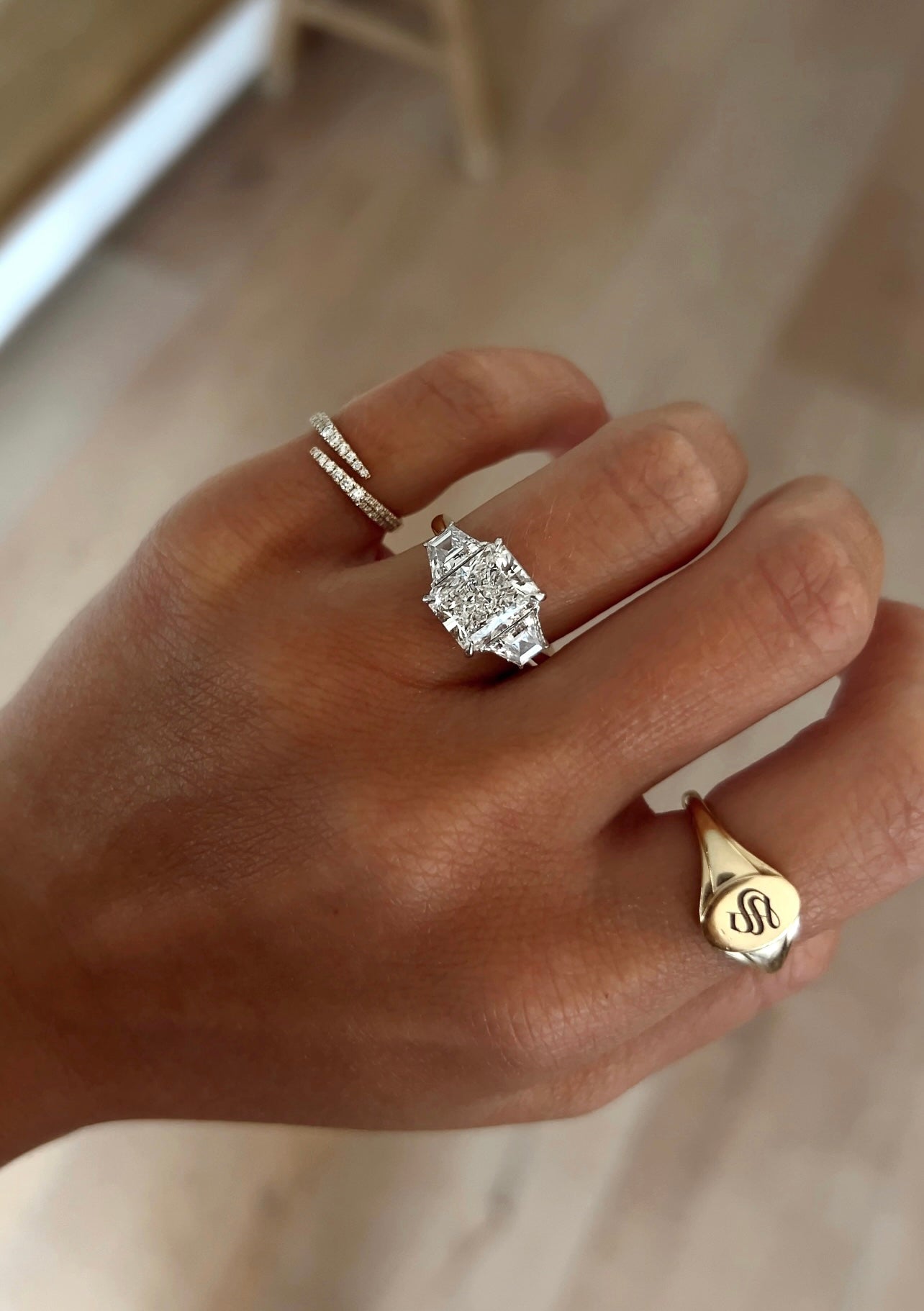 DIAMOND WRAP PINKY RING – SHOPCCLUXURY