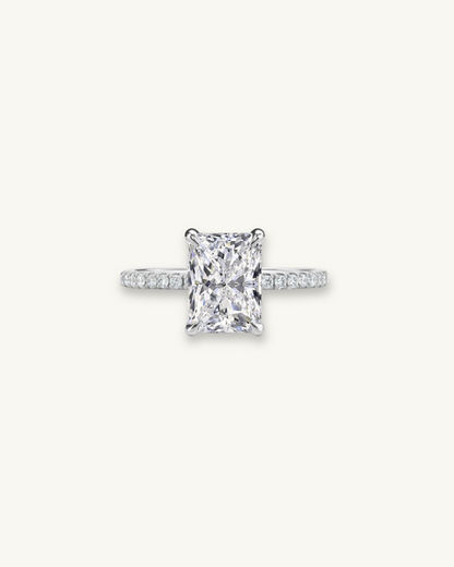 LUXE PAVE RADIANT Ring - 3CT (coming soon)